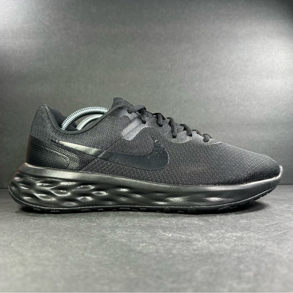 Nike Revolution 6 Next Nature Running Shoes Mens Size 11 Black Athletic Sneakers